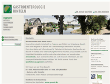 Tablet Screenshot of gastro-rinteln.de